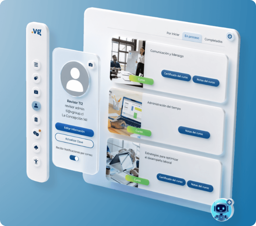 Vista de nuestra plataforma